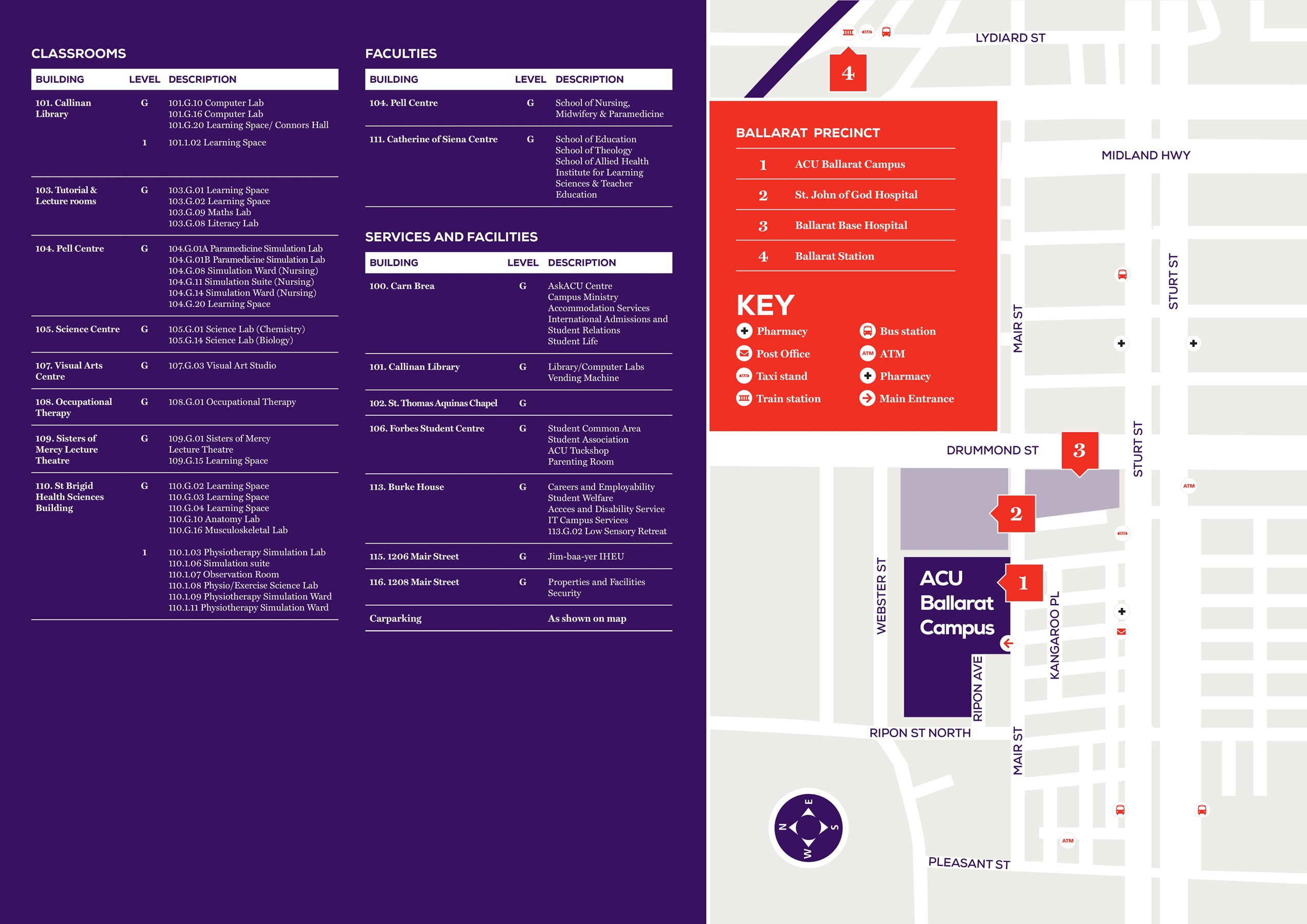 Ballarat Campus Map 2