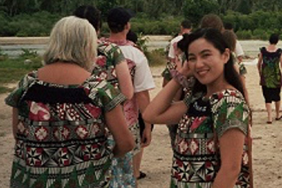  Grace Gibbons in Kiribati
